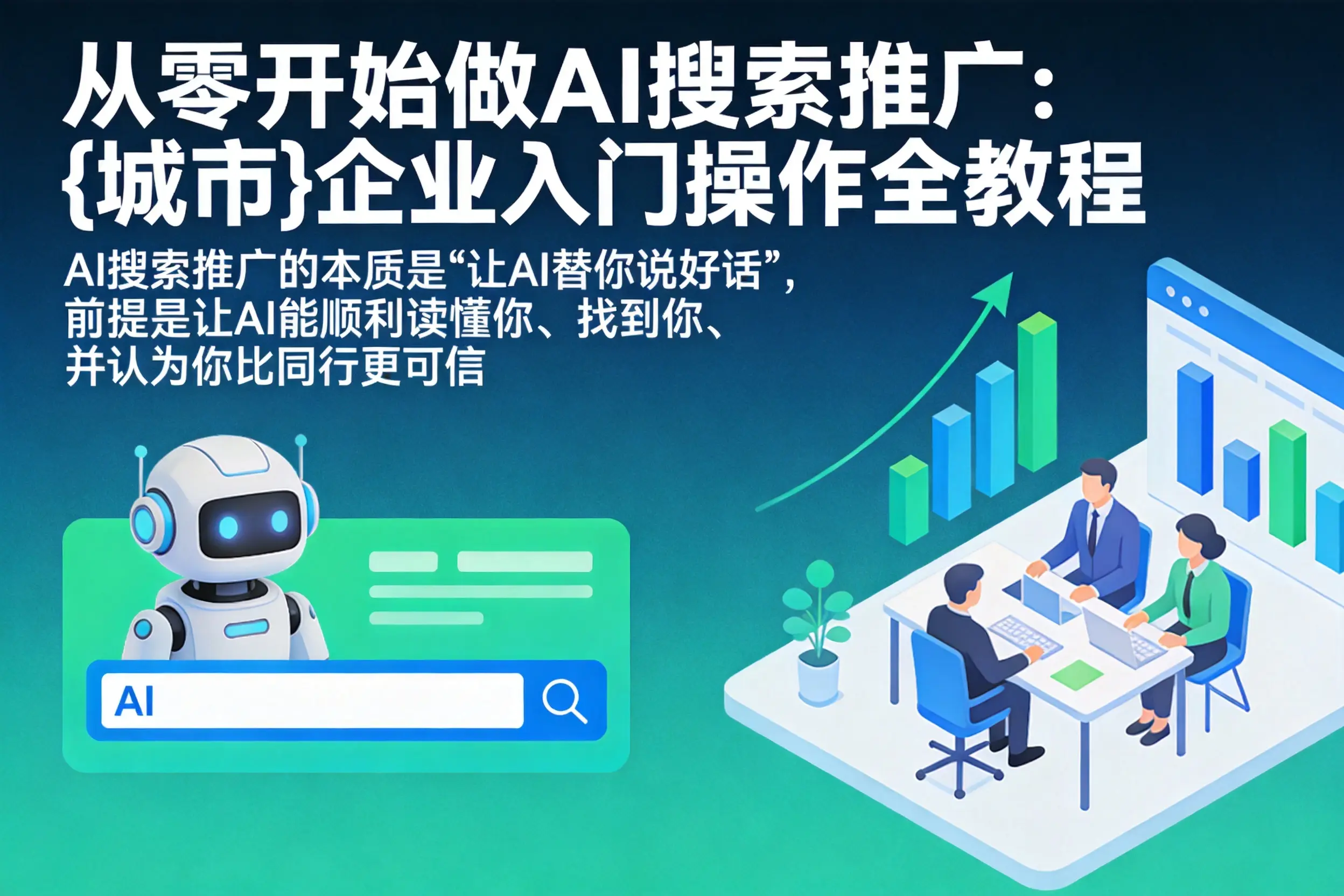 从零开始做AI搜索推广：辽源企业入门操作全教程
