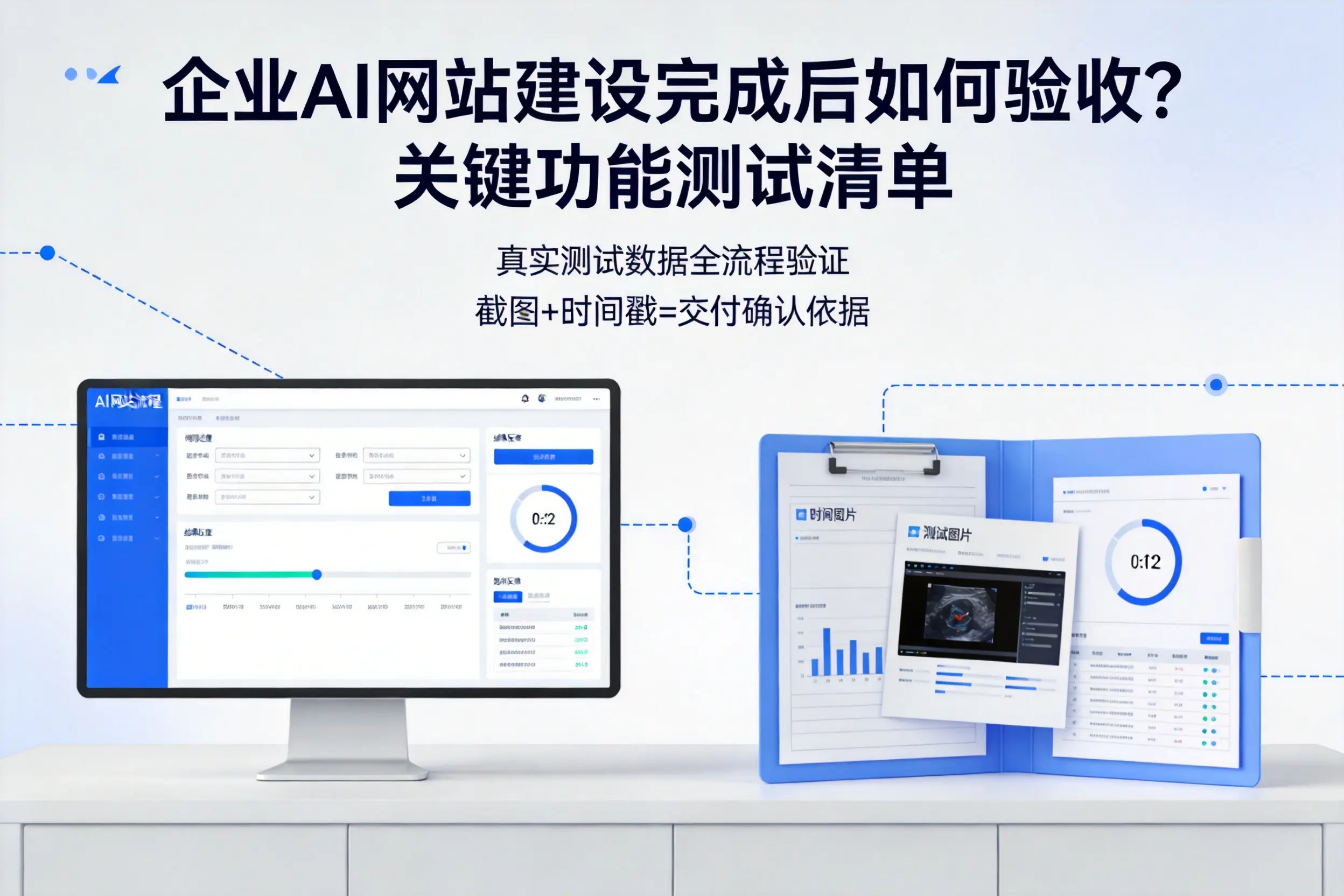 辽源企业AI网站建设完成后如何验收？关键功能测试清单