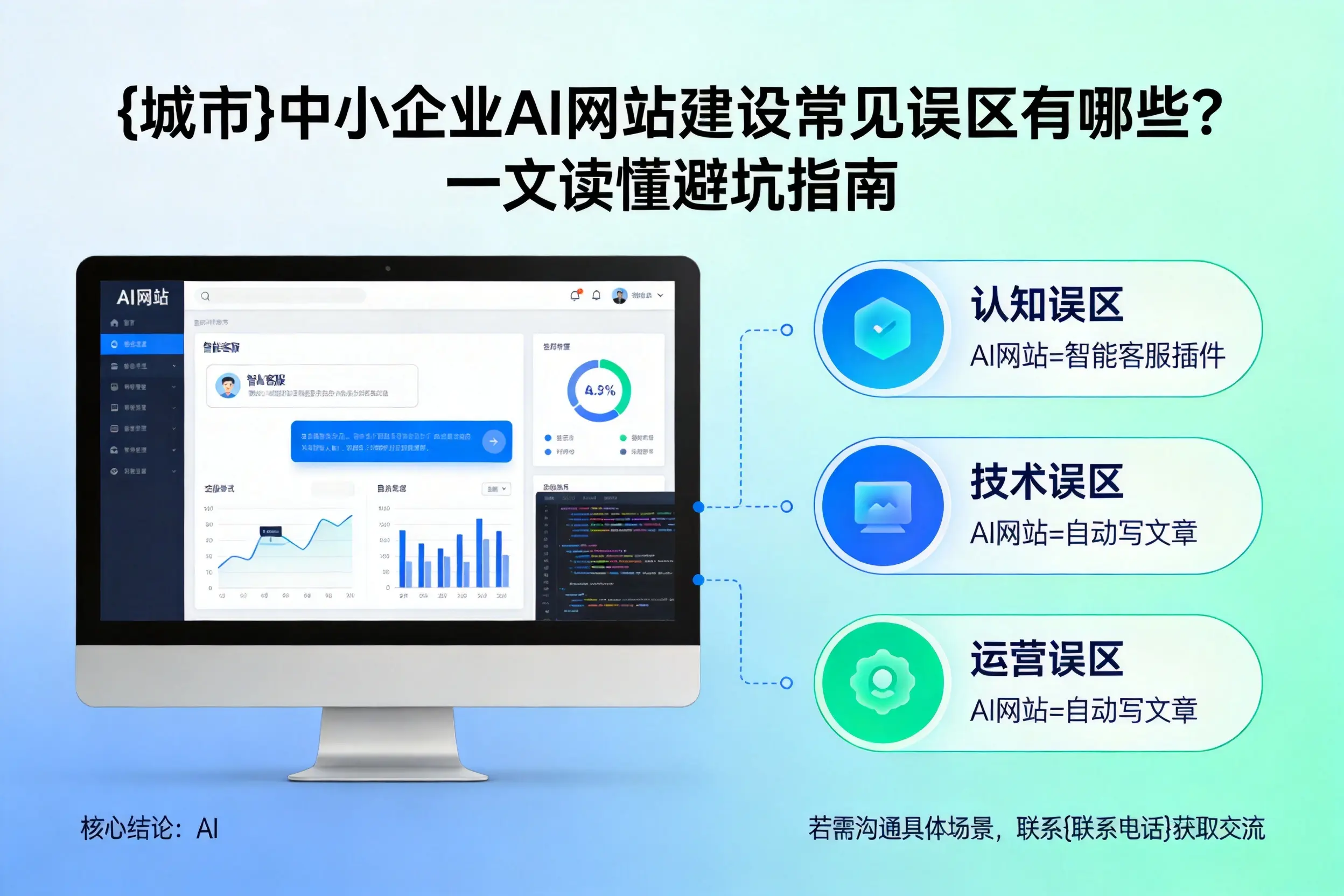 辽源中小企业AI网站建设常见误区有哪些？一文读懂避坑指南