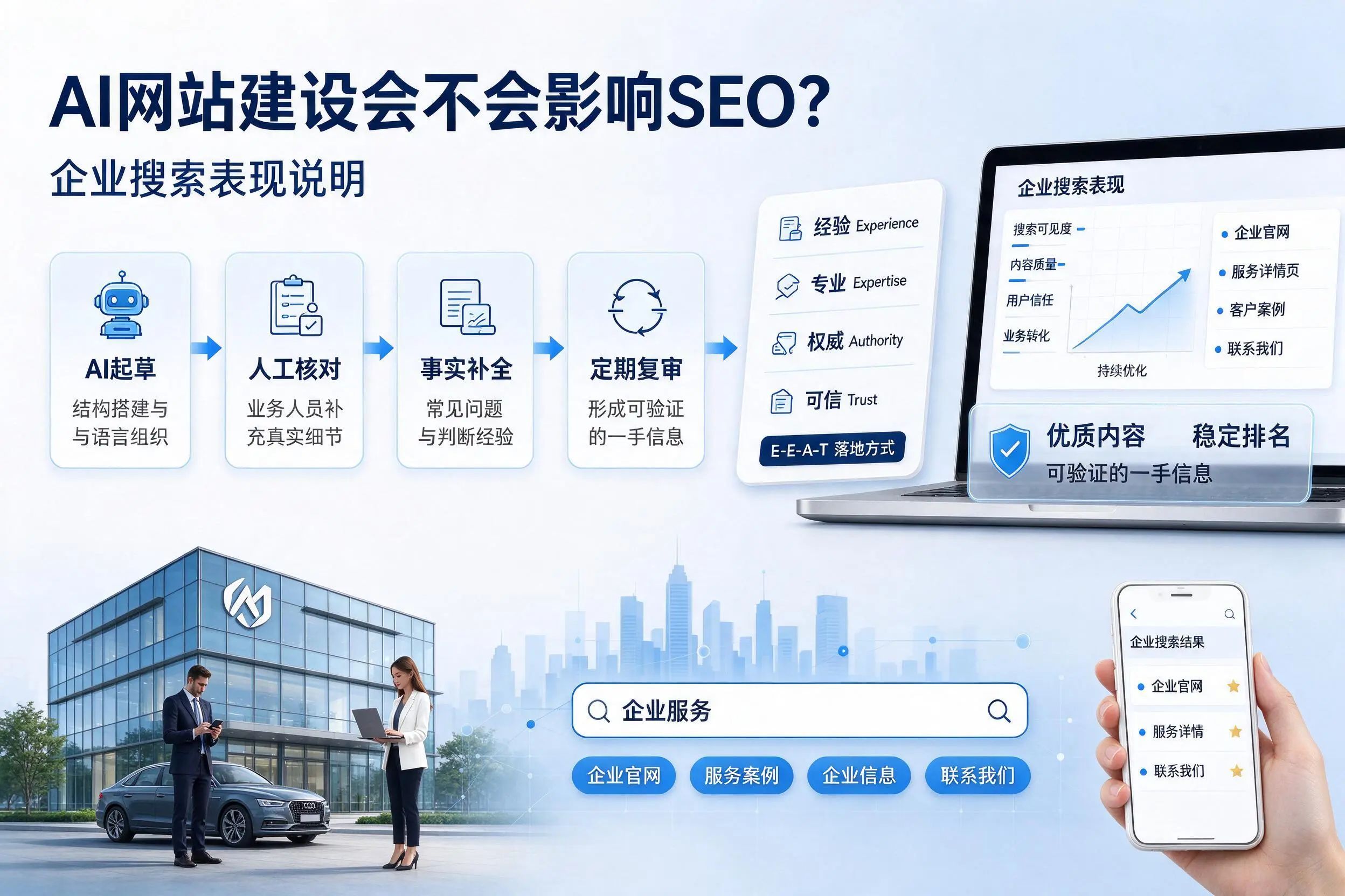 AI网站建设会不会影响SEO？辽源企业搜索表现说明