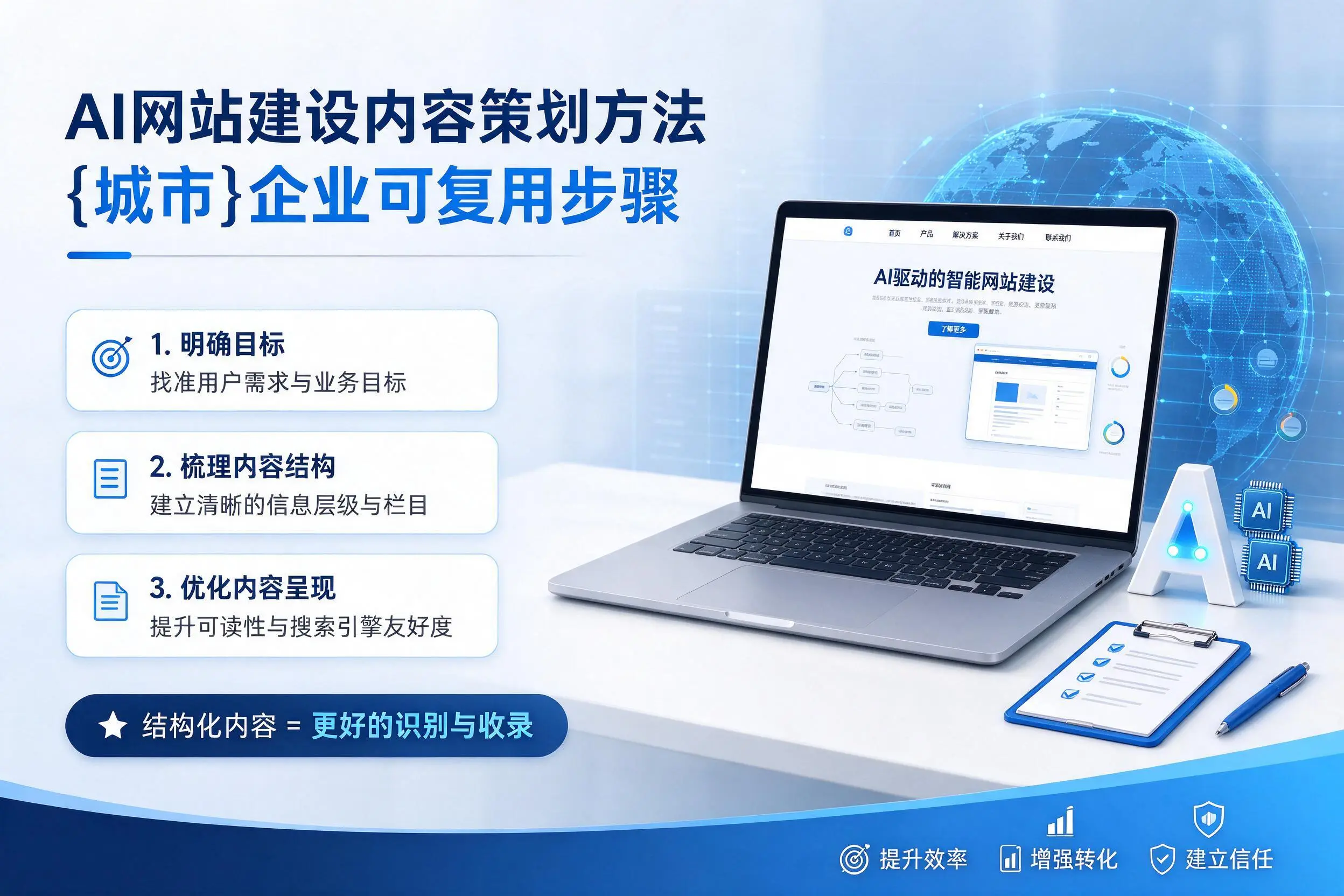AI网站建设内容策划方法，辽源企业可复用步骤