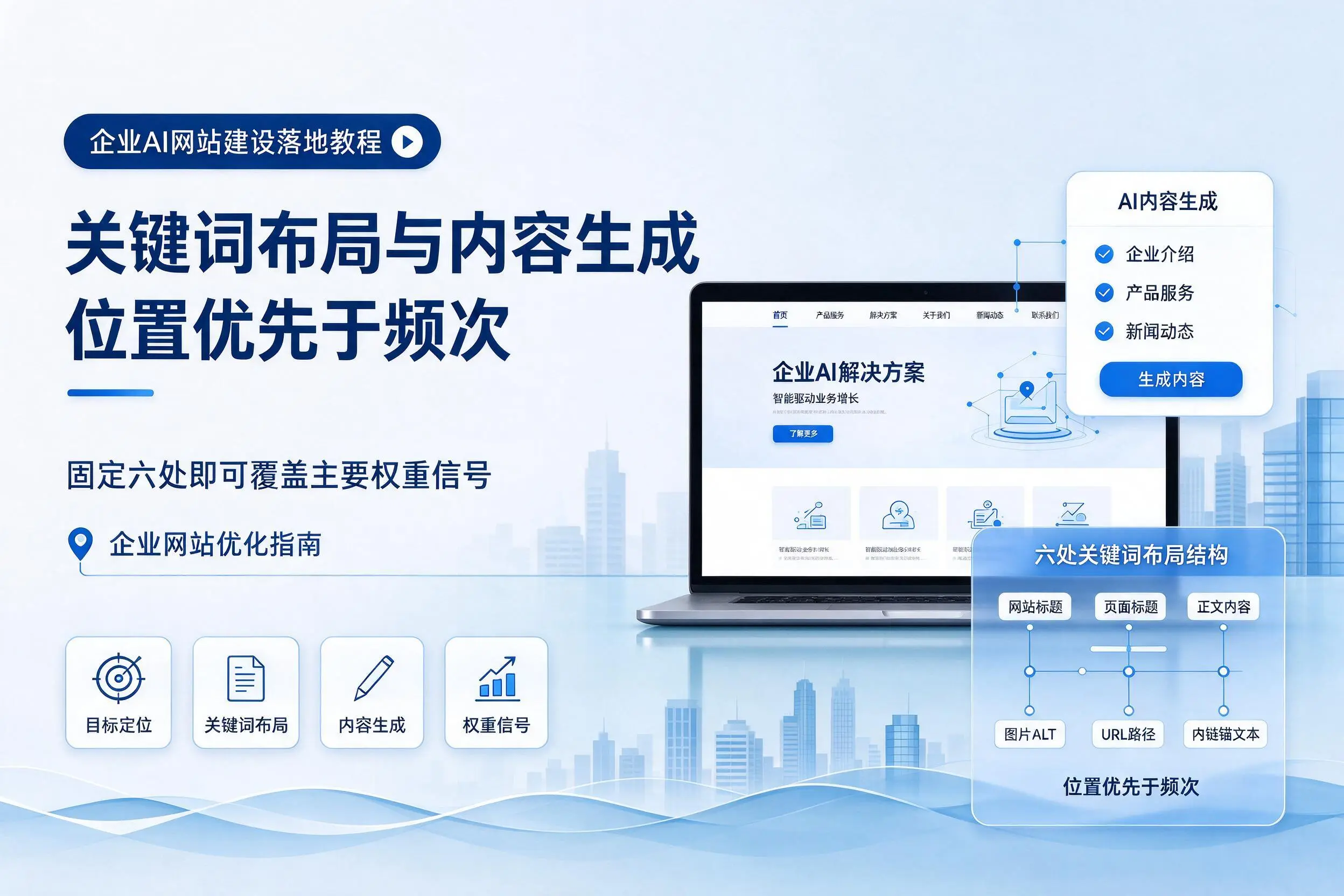 辽源企业AI网站建设落地教程：关键词布局与内容生成